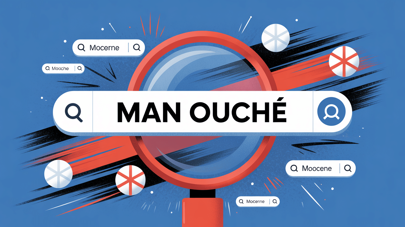 analyse mot clé man ouché illustration SEO