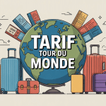 illustration budget au tour du monde tarif globe valises