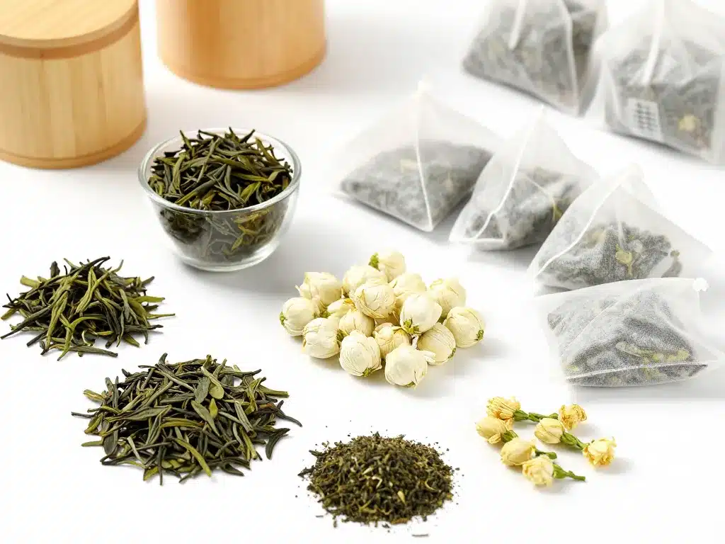 Comparatif tea jasmin vrac perles sachets fleurs