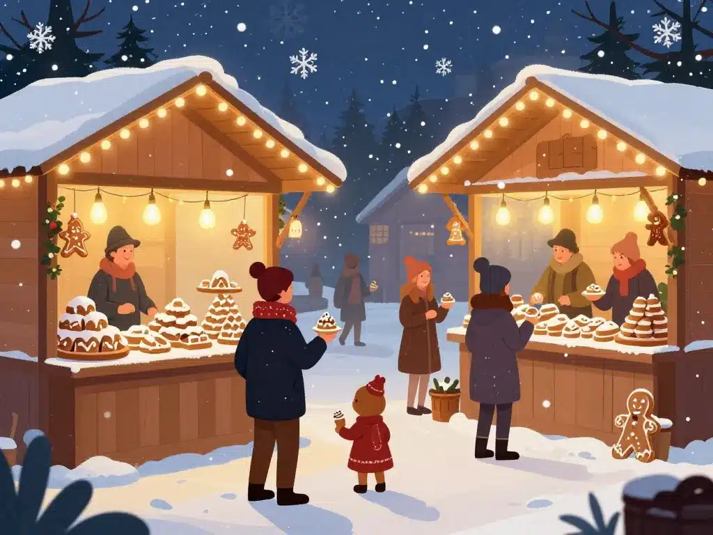 dessert strasbourgeois bredeles pain epices marche Noel