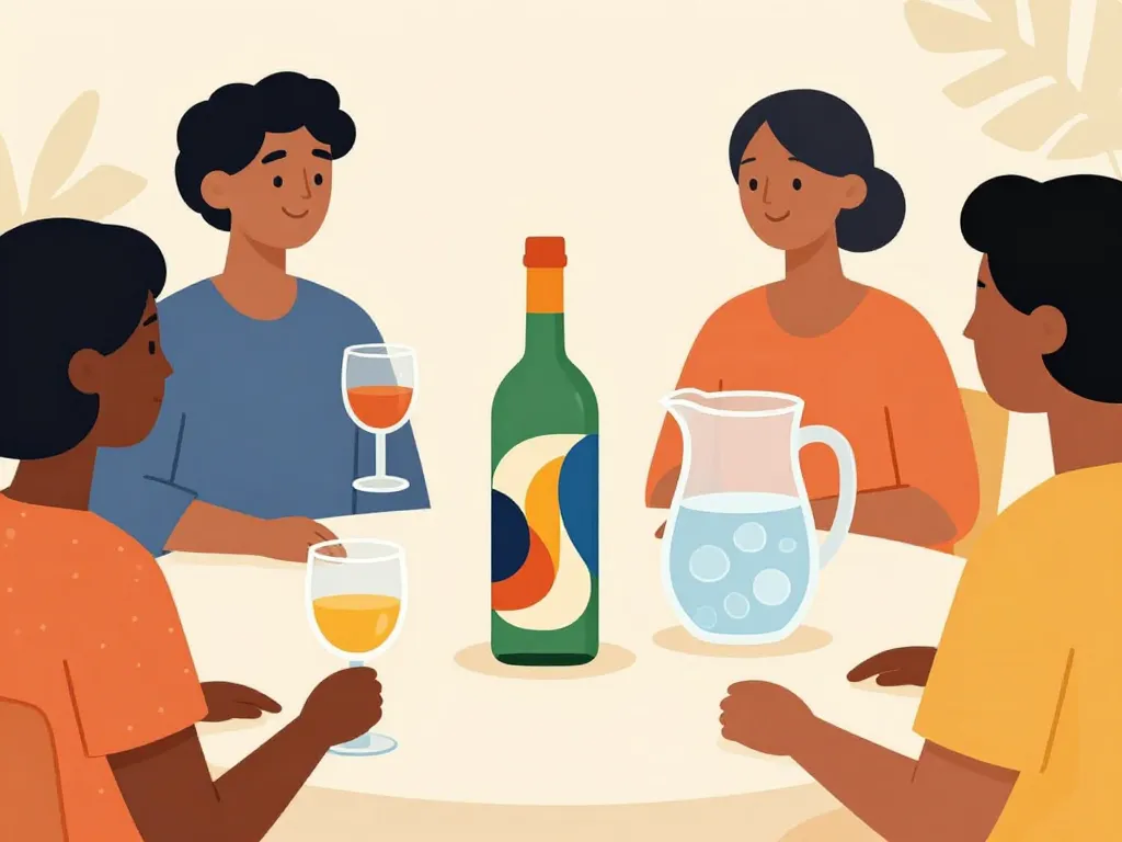 dose ricard différents verres convives