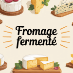 fromage fermenté diversité de camembert roquefort comté sur fond clair