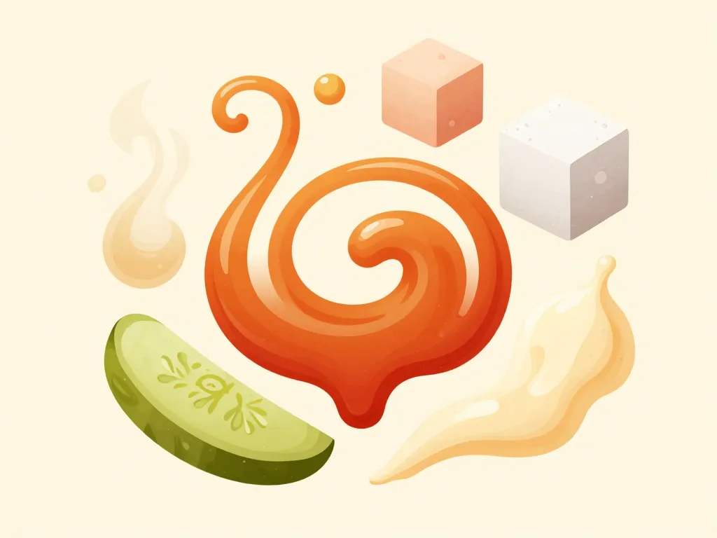 composition saveurs sauce big king maison sucré fumé acidulé