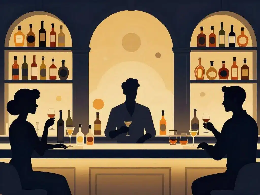 Illustration le liquorium espace dégustation de spiritueux