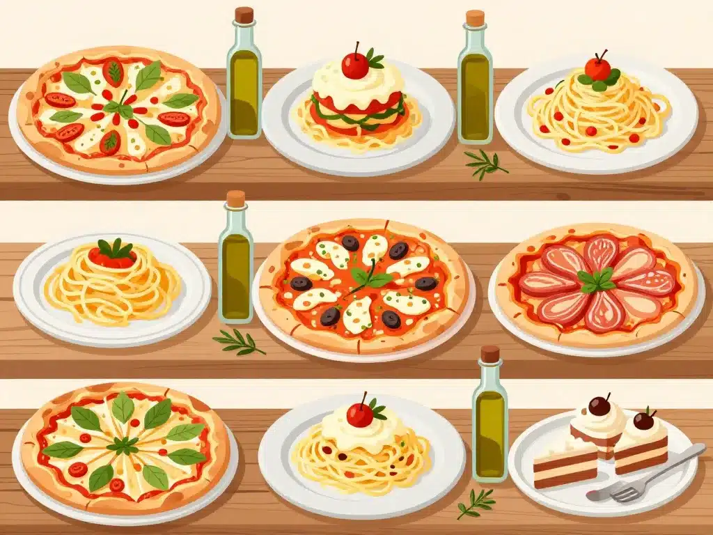 menu nina's trattoria spécialités italiennes pizzas pâtes