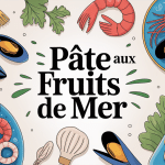 recette de pate au fruit mer avec fruits de mer frais et ambiance estivale