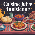 recette juive tunisienne, table familiale mets traditionnels