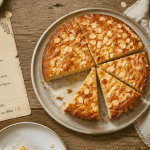 amandin recette maison moelleux tranché sur table rustique