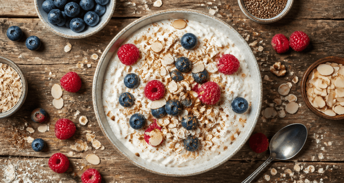 Bienfait du fromage blanc bol fruits et graines