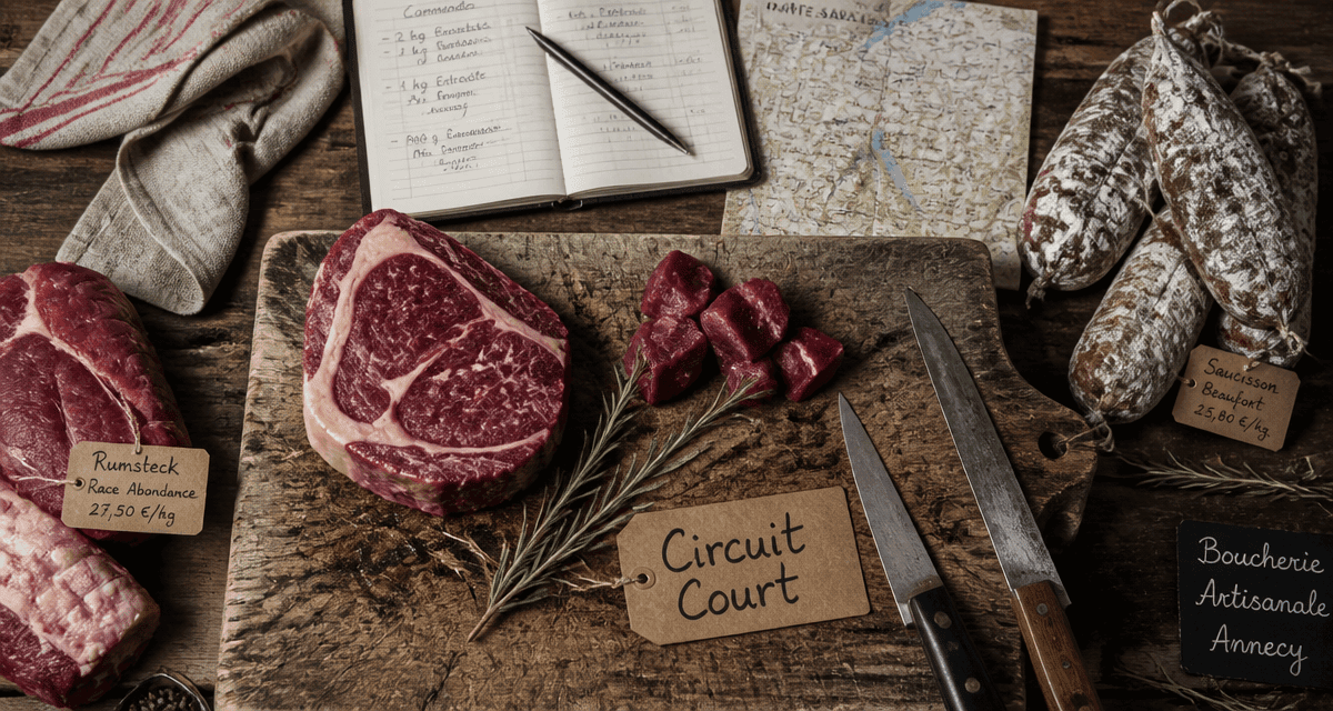 Comptoir boucherie Annecy produits circuit court