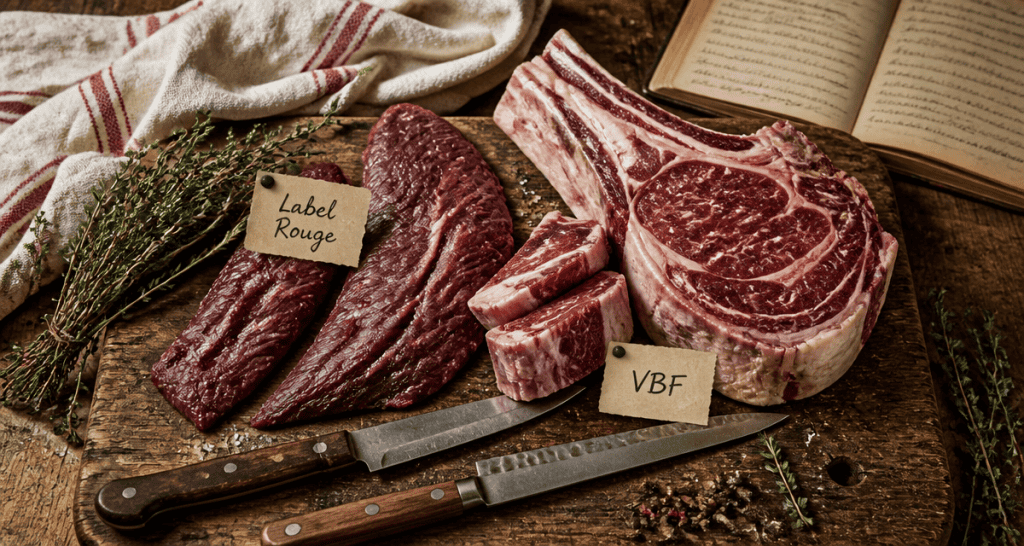 Boucherie Meaux viande maturée Label Rouge VBF