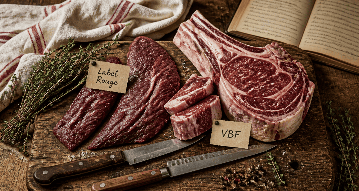 Boucherie Meaux viande maturée Label Rouge VBF
