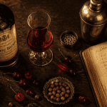 cherry brandy liqueur bouteille verre cerises