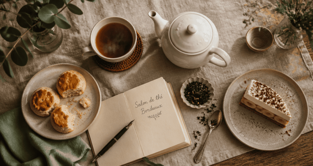 Salon de thé Bordeaux tea time gourmand