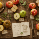 varietes de pommes les plus consommees sur table en bois