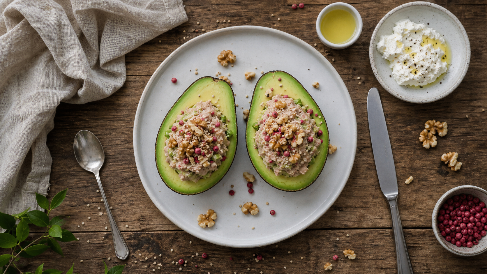 Avocat en entrée : demi-avocats garnis, anti-oxydation, tartare avocat-thon