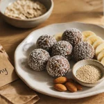 Goûter healthy : energy balls cacao et dattes à la noix de coco
