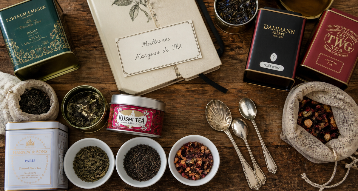meilleur marque de thé assortiment élégant