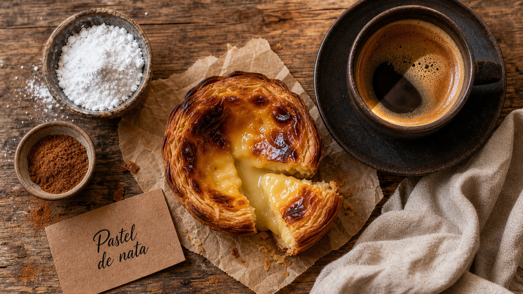 pasteis de nata lisbonne : tartelettes de nata