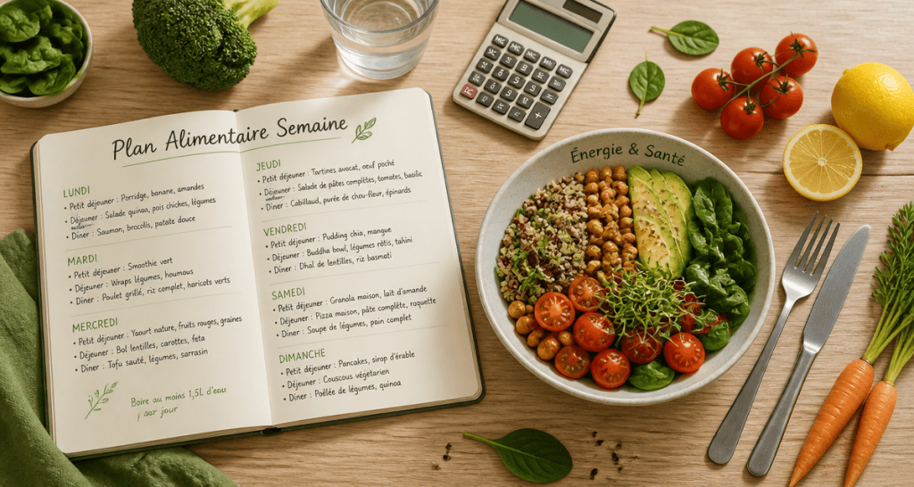 plan alimentaire nutritionniste pdf carnet menus bol santé