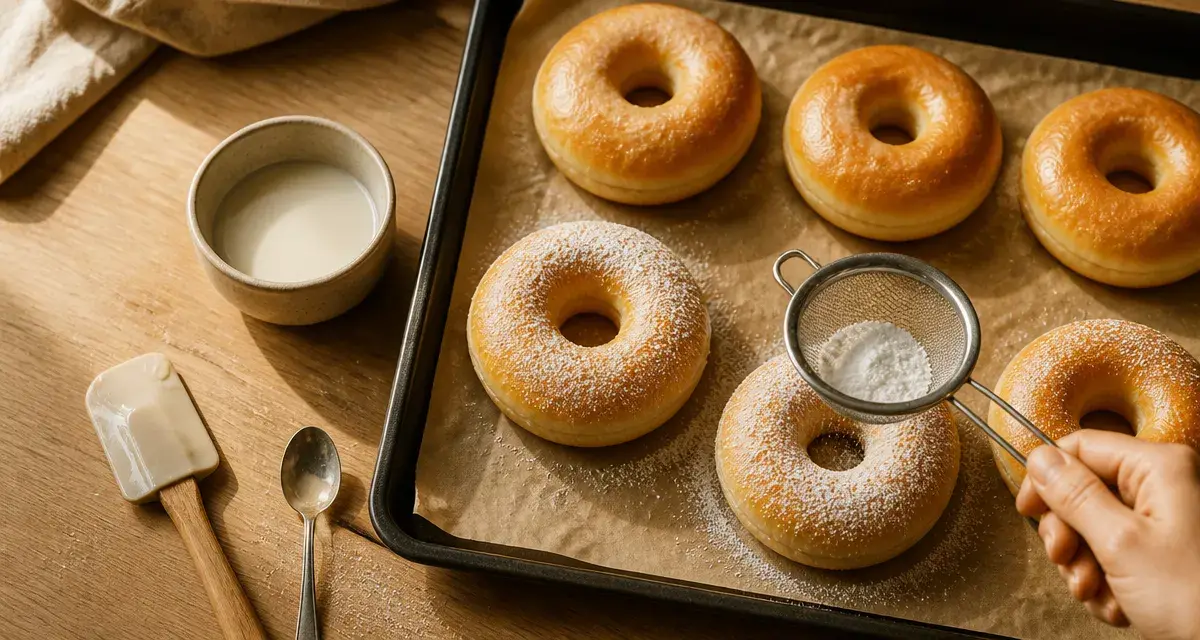 Recette des beignets au four moelleux sans friture, beignets dorés