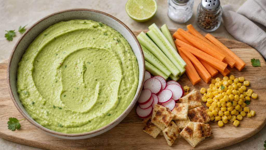Avec quoi manger le guacamole : bol avec légumes croquants