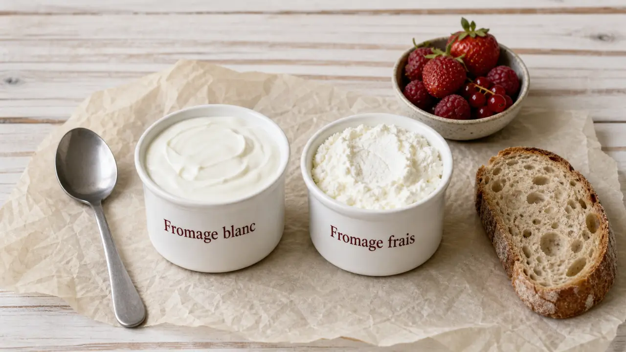 Fromage blanc ou fromage frais : textures crémeuse et granuleuse