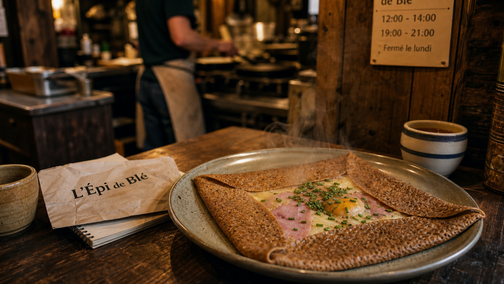 L'epis de ble : carte et horaires en cuisine bretonne