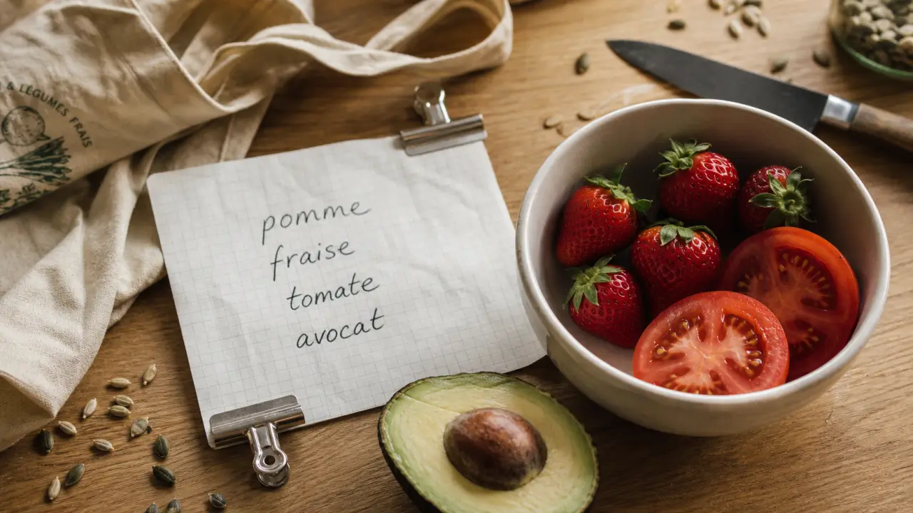 Liste fruits : reconnaître et classer des fruits comestibles
