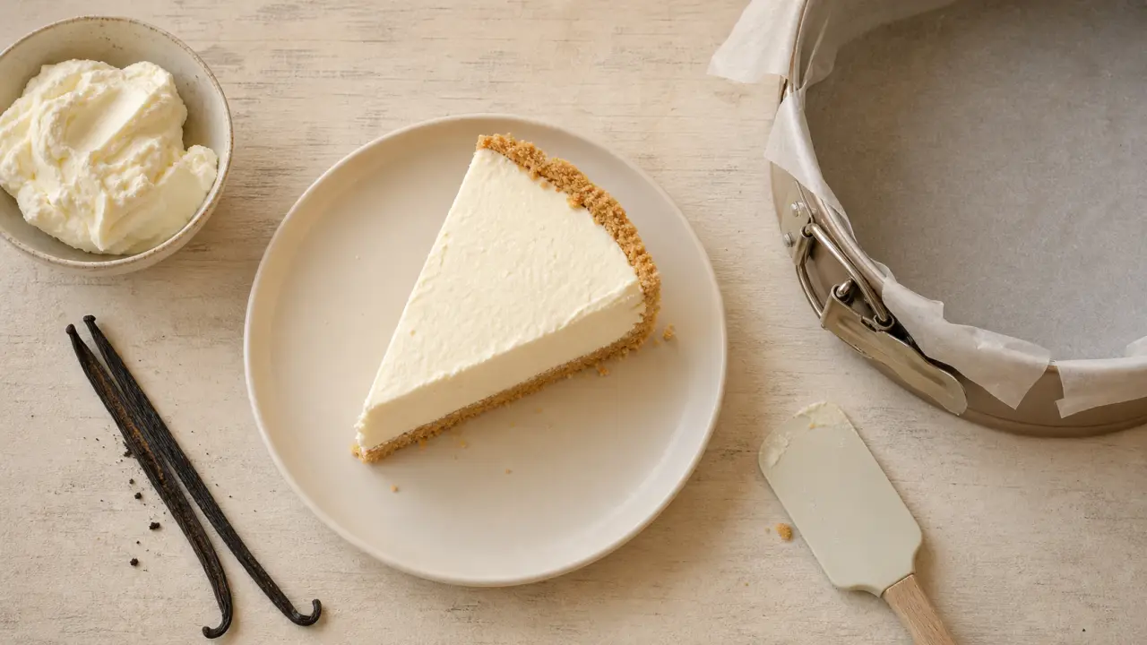 Recette cheesecake vanille sans cuisson, 4h de repos