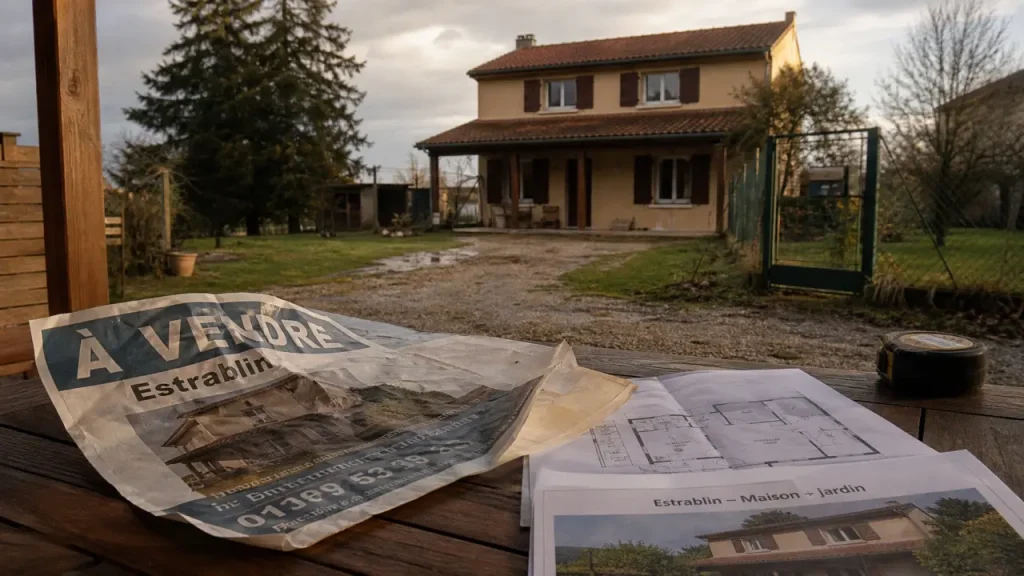 Achat immobilier estrablin : comparer maison, terrain ou neuf avec annonce et plan