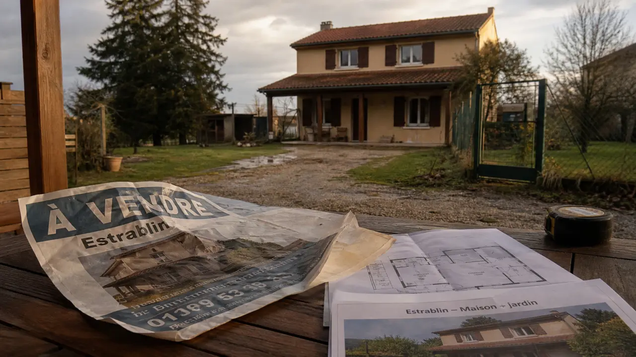 Achat immobilier estrablin : comparer maison, terrain ou neuf avec annonce et plan