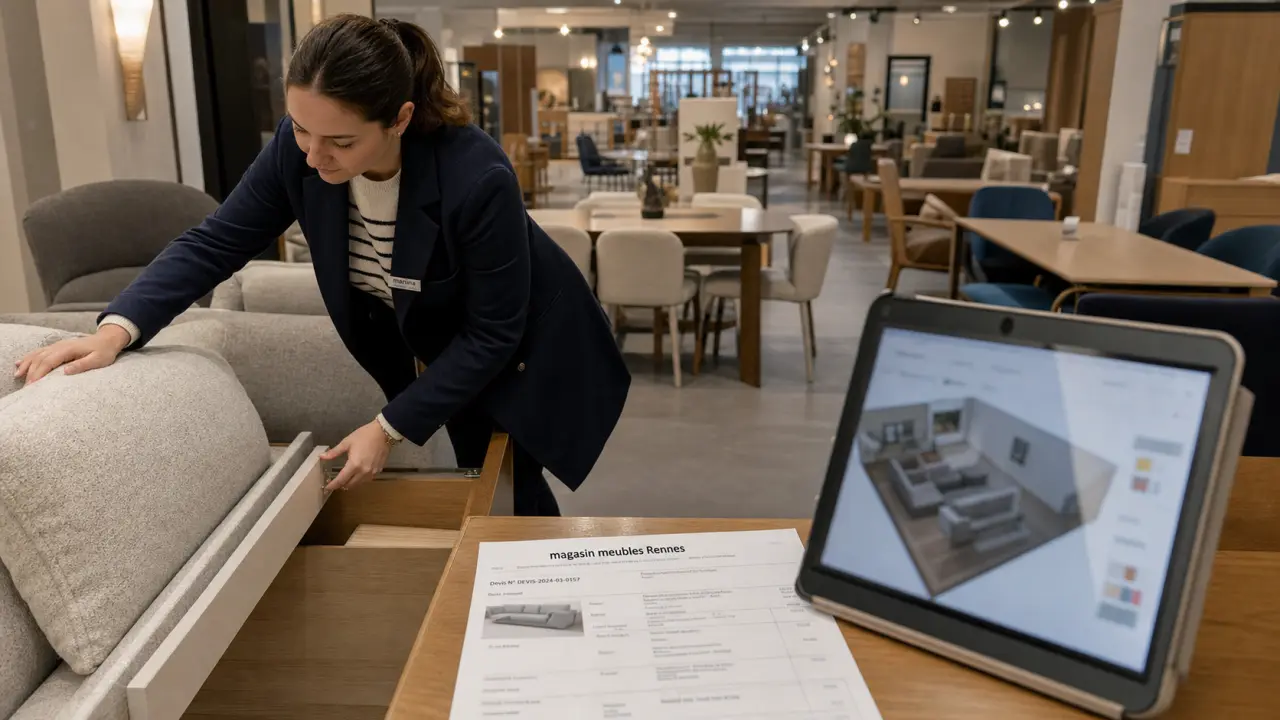 Magasin meubles Rennes : showroom, personnalisation et services
