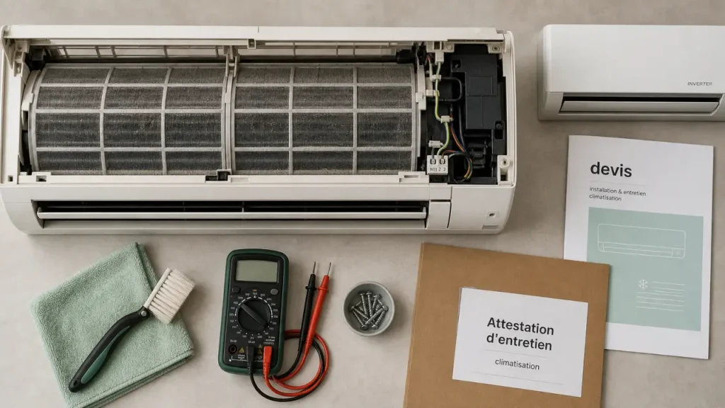 Tarif entretien climatisation maison : prix visite pour climatisation