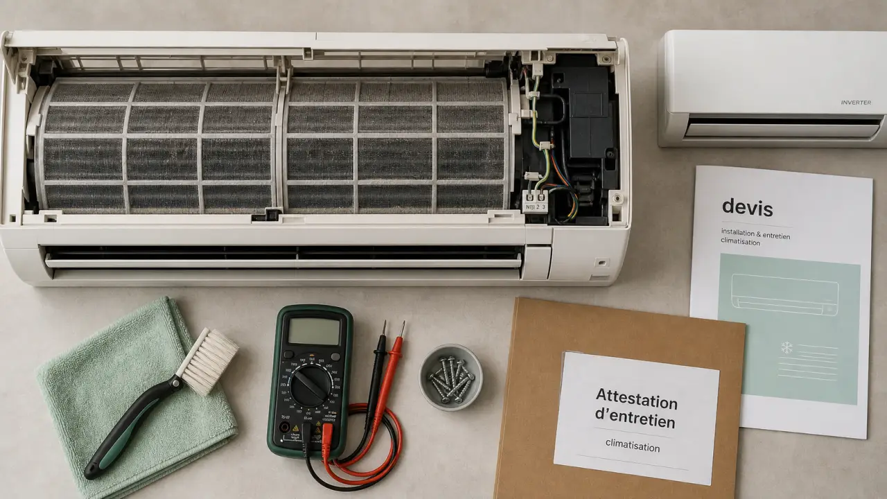 Tarif entretien climatisation maison : prix visite pour climatisation
