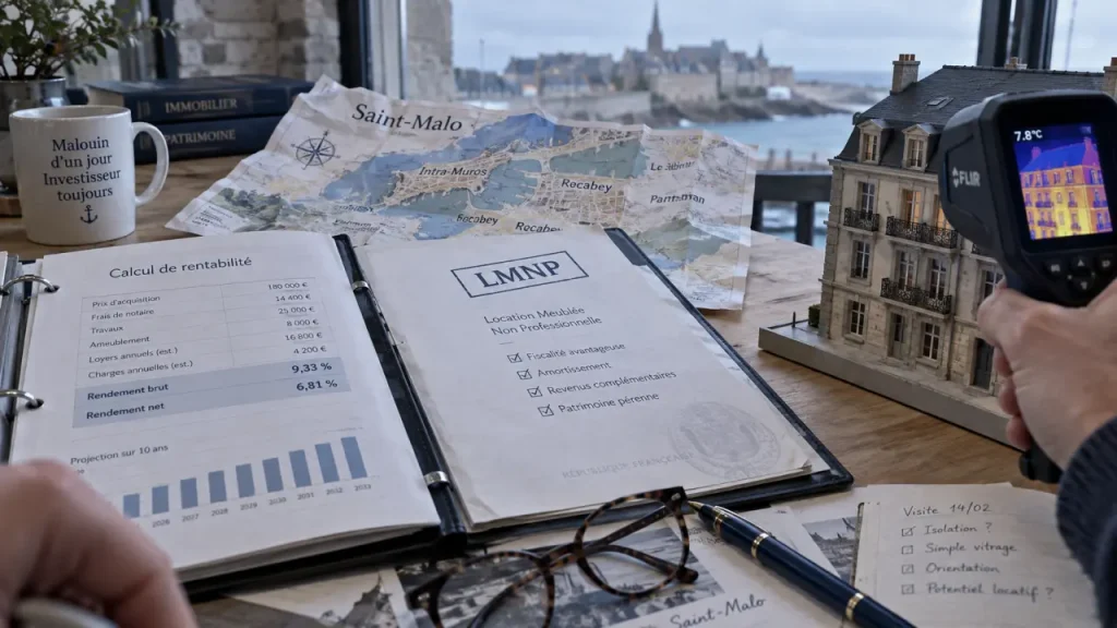 Investissement locatif saint malo : calcul de rentabilité et carte des quartiers