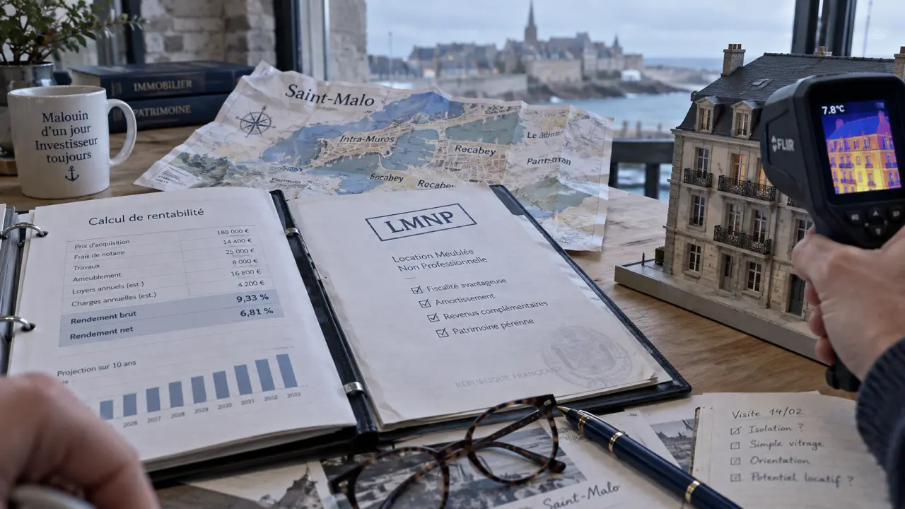 Investissement locatif saint malo : calcul de rentabilité et carte des quartiers