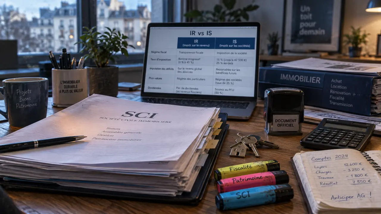 SCI investissement locatif : documents fiscaux et rentabilité menacée