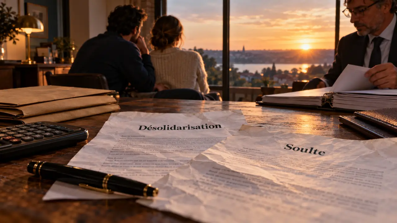 Désolidarisation prêt immobilier : documents et soulte, quitter le logement ne suffit pas
