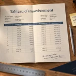 Échéancier prêt immobilier : mensualités et capital restant dû sur tableau d’amortissement