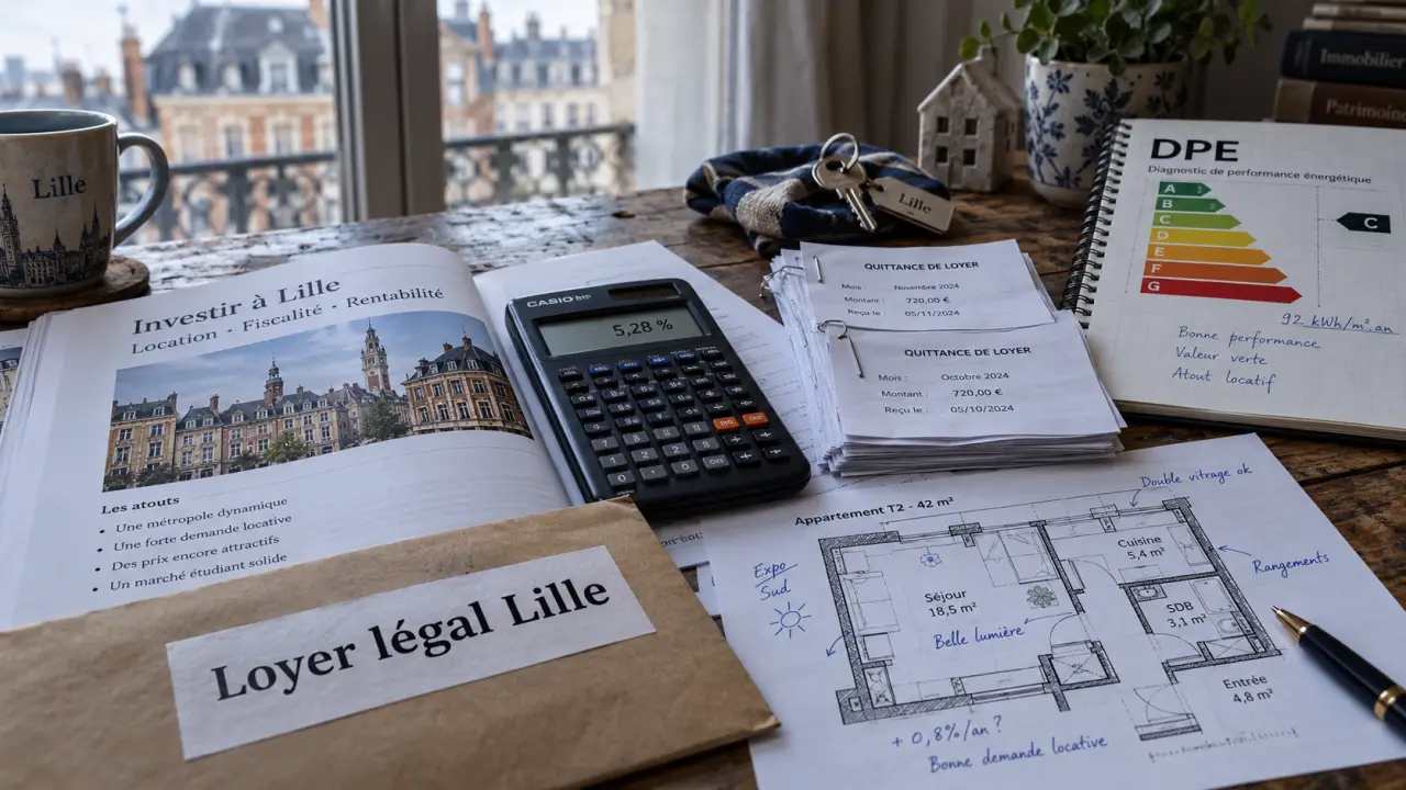 Investissement locatif Lille : calcul de rendement avant achat